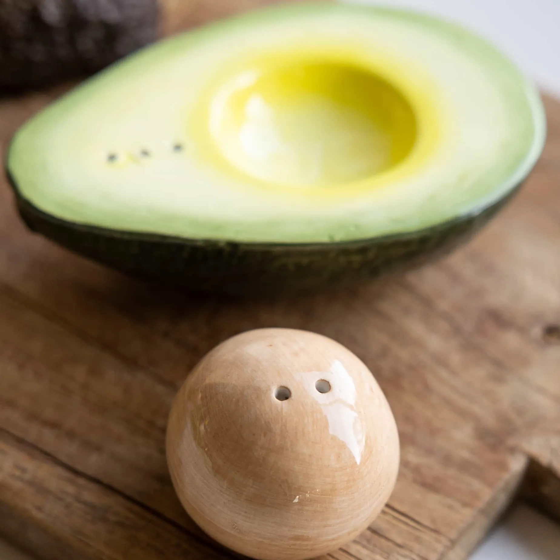 Rockett St George Avocado Salt & Pepper Shaker Set