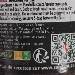 Sabarot Morel Mushrooms, 185g