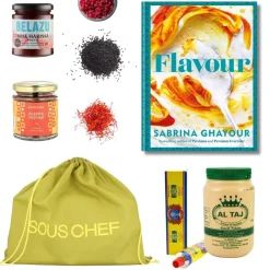 Sabrina Ghayour Flavour Cookbook & Ingredients Set