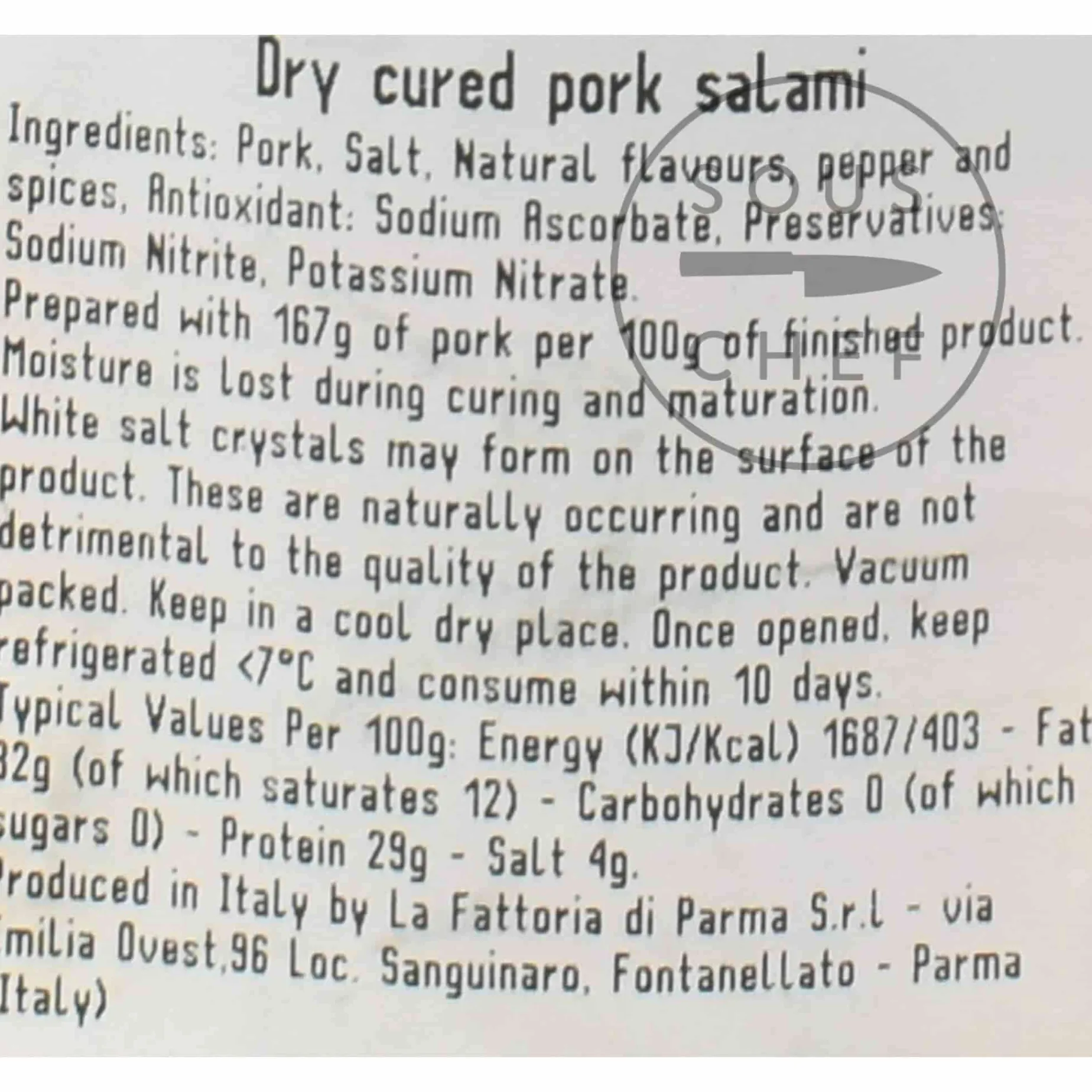 Salami Felino IGP Riserva, 290g