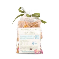 Salted Caramel, Rose Petal & Dark Belgian Chocolate Peanut Brittle, 200g