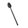 Sarah Petherick Black Horn Kitami Long Dessert Spoon, 20cm