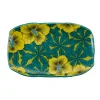 Seikou Porcelain Gold Floral Rectangular Platter, 32cm