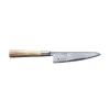 Senzo Twist Damascus Steel VG10 Core Small Santoku Knife, 14.3cm