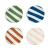 Set of 4 Abstract Stripe Side Plates, 18cm
