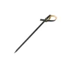 Set of 100 Black Looped Bamboo Skewers