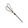 Set of 100 Black Looped Heart Bamboo Skewers, 15cm