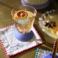 Set of 4 Drinks Cocktail Napkins