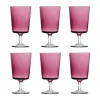 Set of 6 Ichendorf Milano Violet Stemmed Wine Glass