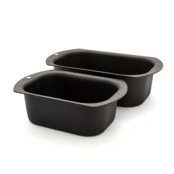 Set of 2 Netherton Foundry Spun Iron Loaf Tins