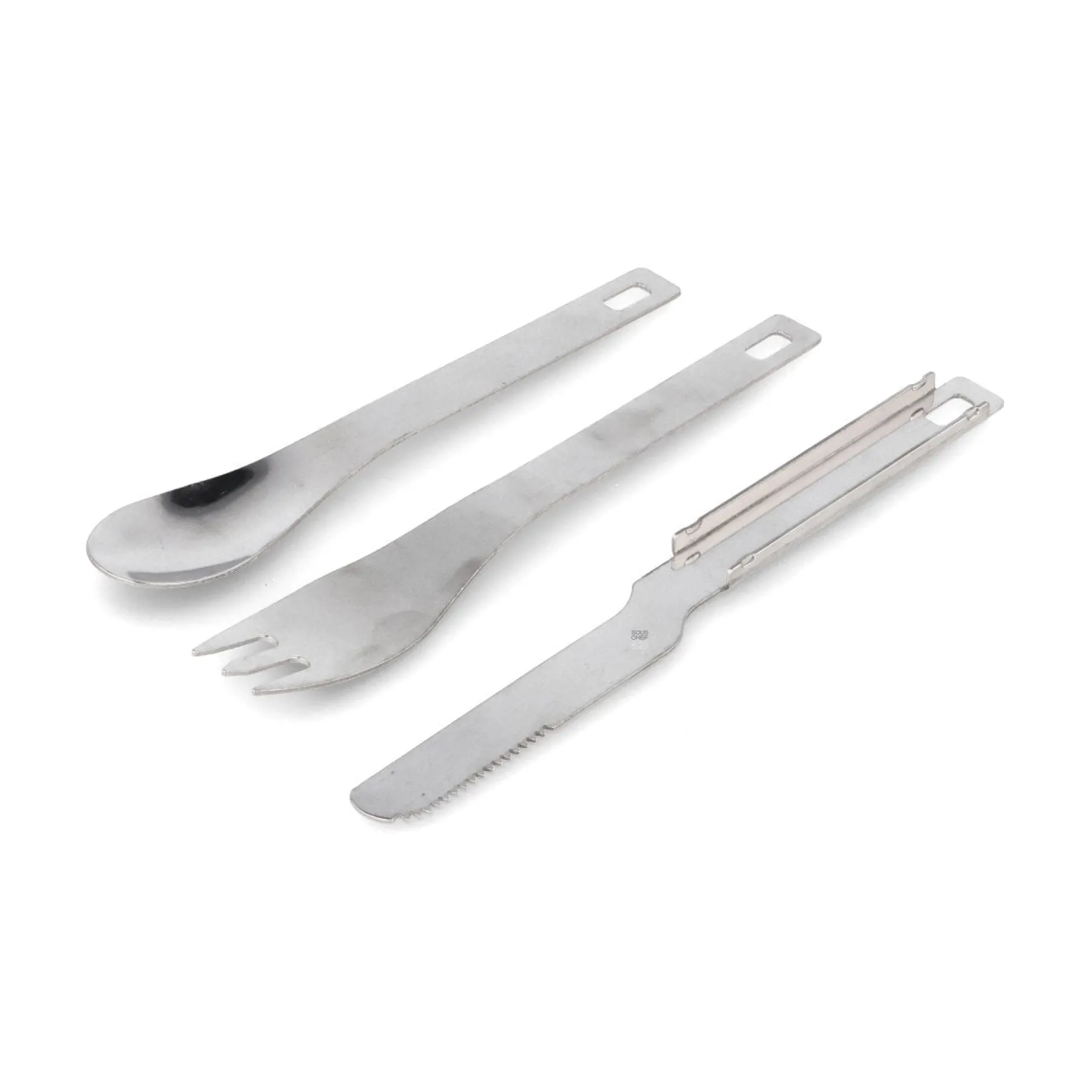 Set of 10 Stainless Steel 3 Piece Canape Utensil Kits
