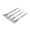 Set of 100 Stainless Steel Canape Tasting Spoons