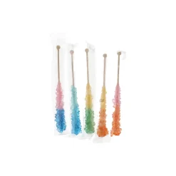 Set of 36 Two-Tone Rock Candy Sticks
