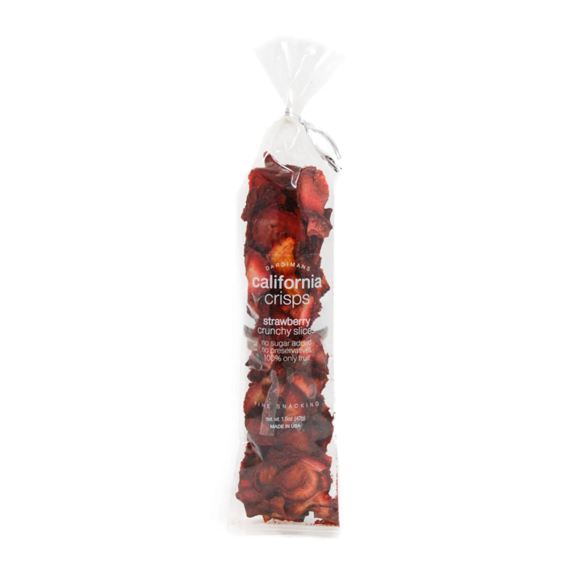 Short Dated California Crisps Strawberry Slices, 43g
