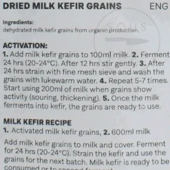 Short Dated Kefirko Milk Kefir Grains, 2g