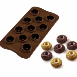 Silikomart Silicone Crown Chocolate Mould, 9ml