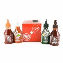 Sous Chef x Flying Goose Sriracha Box Set, 4 x 200ml