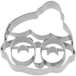 Stainless Steel Mrs. Claus Cookie Cutter, 5cm