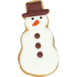 Stainless Steel Snowman Cookie Cutter, 8cm