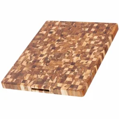 Teakhaus End Grain Butcher Block Rectangular Cutting Board, Large