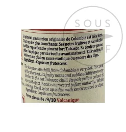 Terre Exotique Amazon Chilli Pepper, 20g