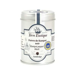 Terre Exotique Black Kampot Pepper PGI, 70g