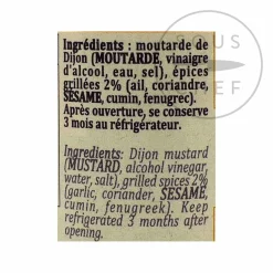 Terre Exotique Mustard With Roasted Spices, 100g