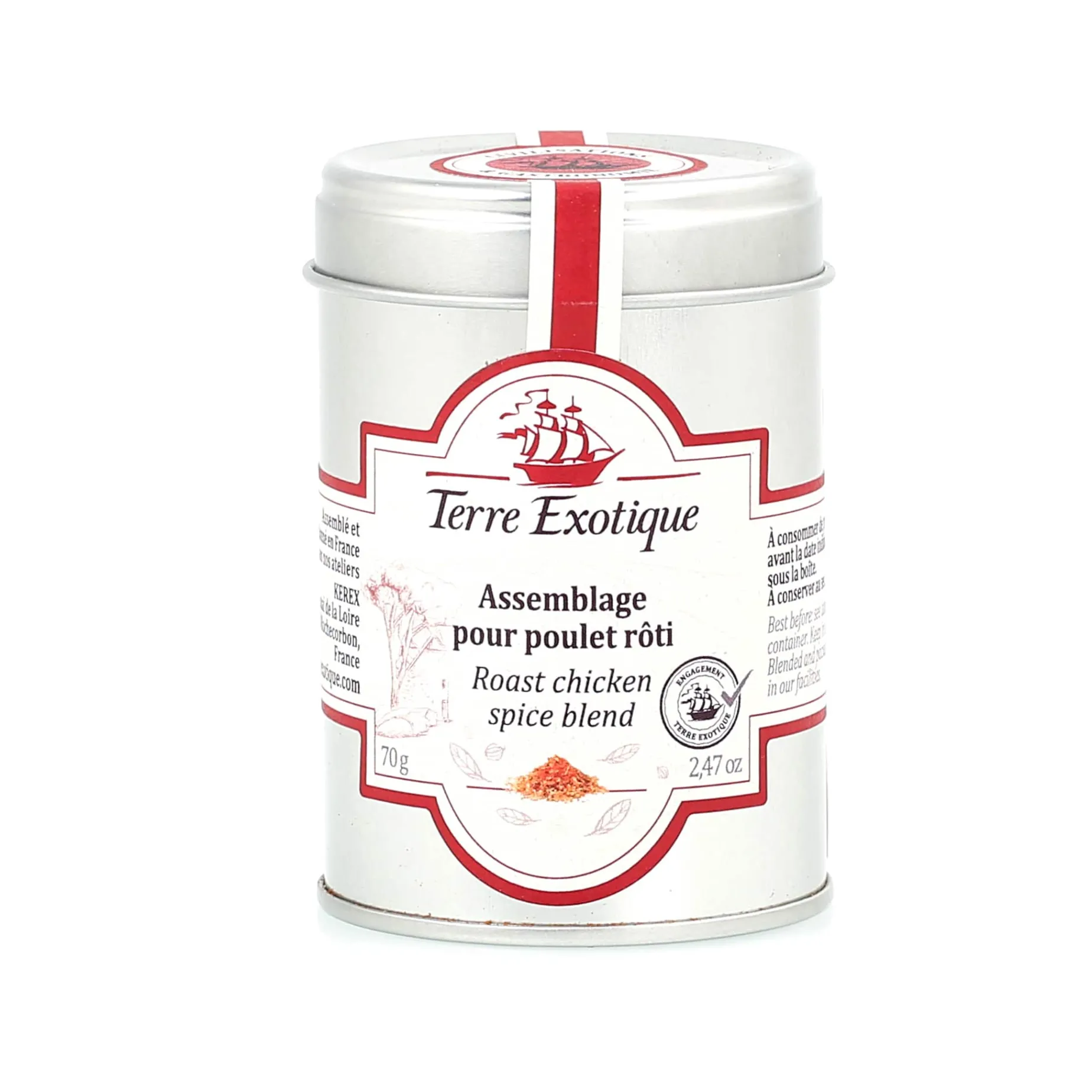 Terre Exotique Roast Chicken Spice Blend, 70g