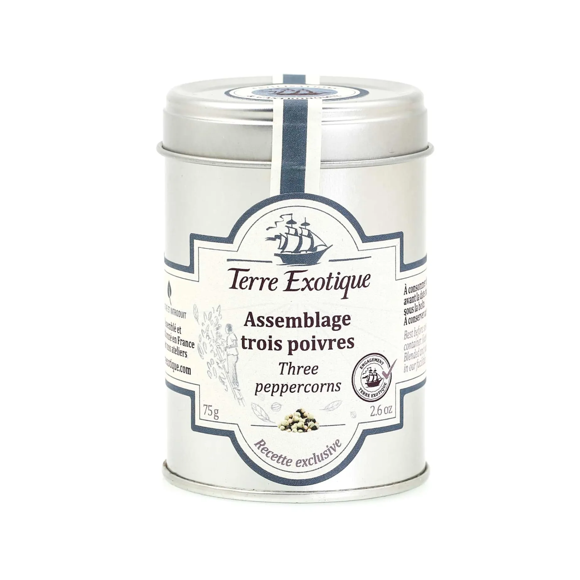 Terre Exotique Three Peppercorns, 75g