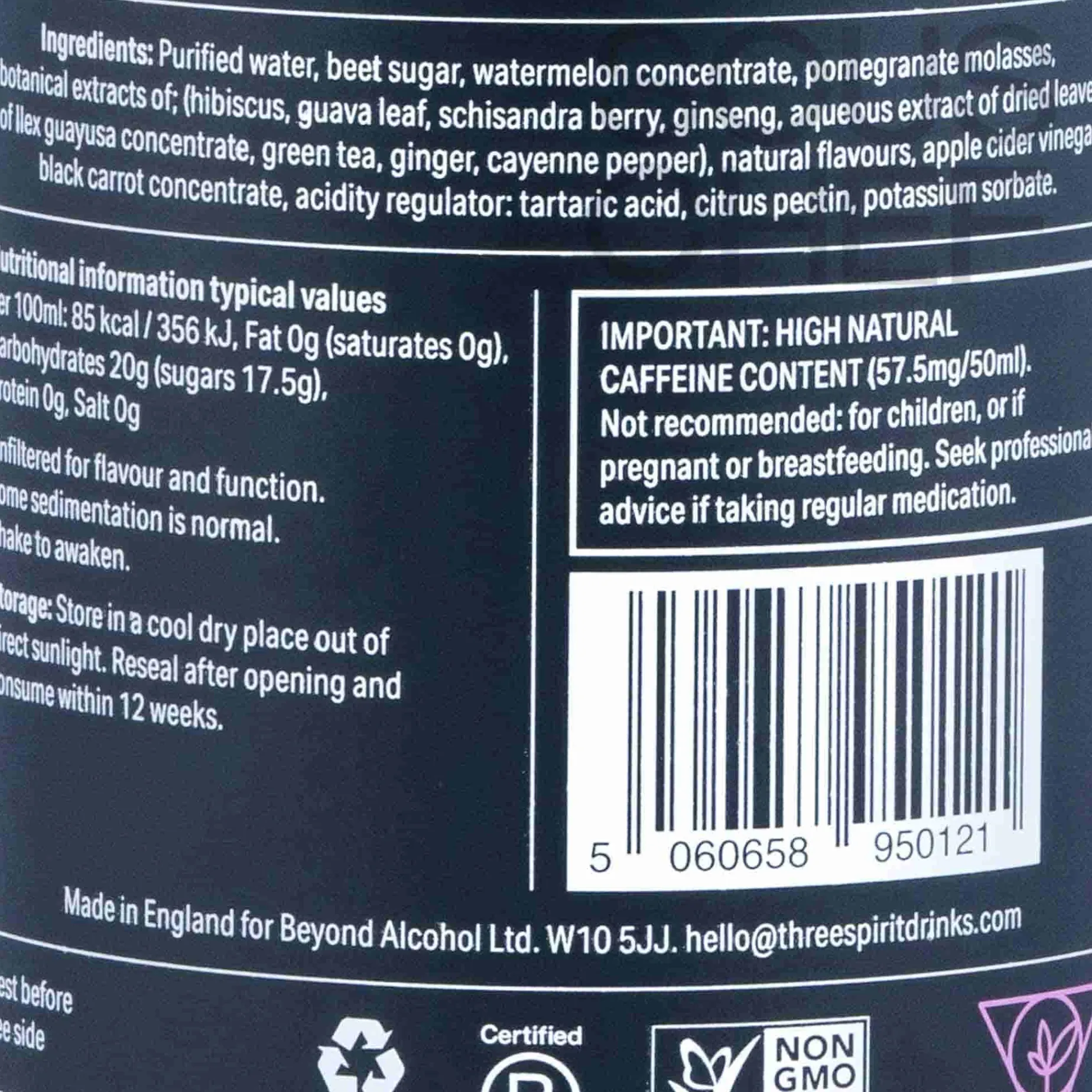 Three Spirit Drinks The Starter Set 0% Spirit Collection