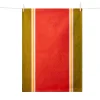 Tissage Moutet Red & Green French Jacquard Tea Towel