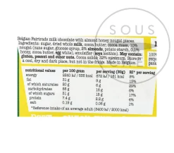 Tony's Chocolonely Milk Chocolate with Almond, Honey & Nougat, 180g