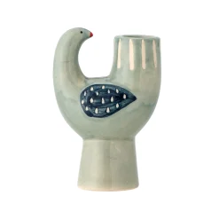 Trudy Blue Bird Candle Holder