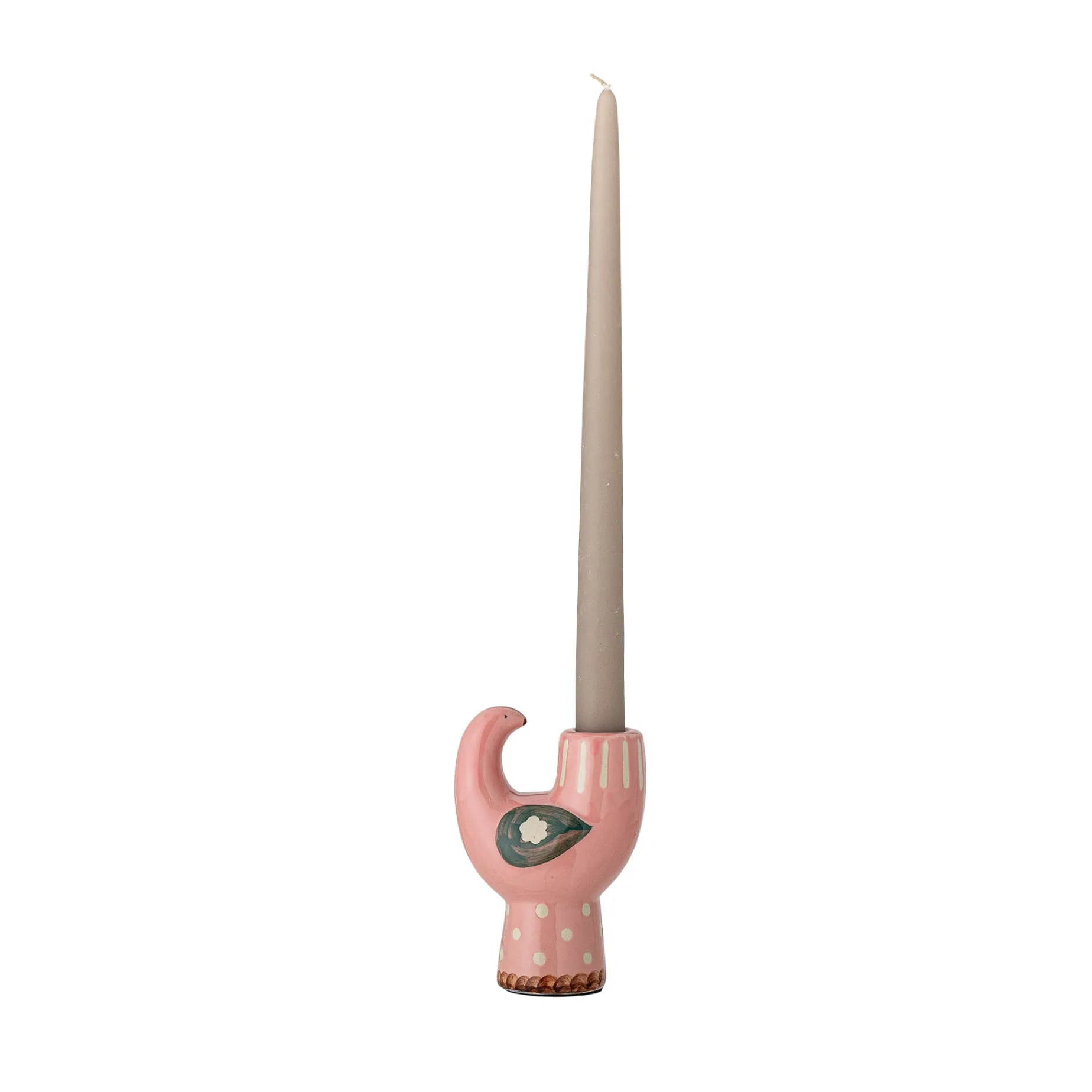 Trudy Pink Bird Candle Holder