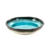 Turquoise Large Round Dish, 21.5cm dia x 4cm high