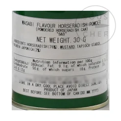Wasabi Flavour Horseradish Powder, 30g