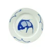 White & Blue Carp Charger Plate, 30cm