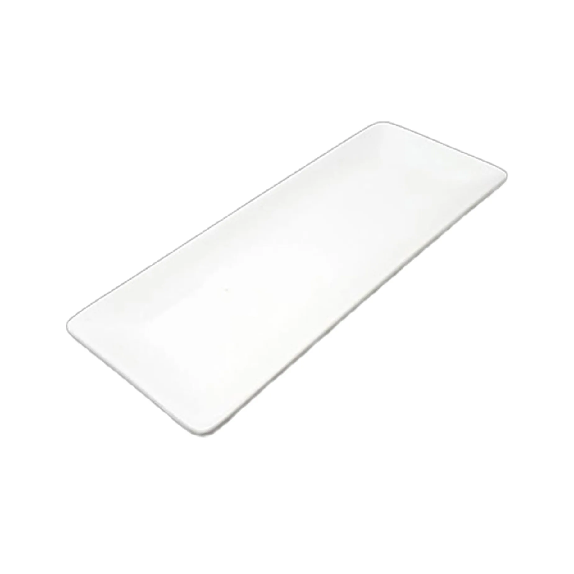 White Porcelain Rectangular Sushi Platter, 26cm