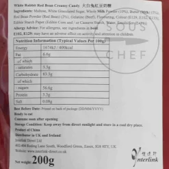 White Rabbit Red Bean Creamy Candy, 200g