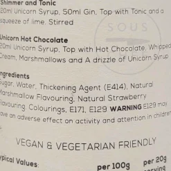 William Fox Fantasy Range Unicorn Syrup, 750ml