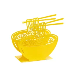 Yellow Ramen Metal Napkin Holder