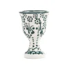 Yesil Ve Beyaz Boyali Egg Cup