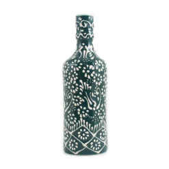 Yesil Ve Beyaz Boyali Oil Bottle, 395ml