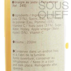 Yuzu & Honey Vinegar, 200ml