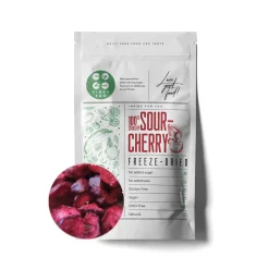 ZingyZoo Freeze Dried Sour Cherry Pieces, 100g