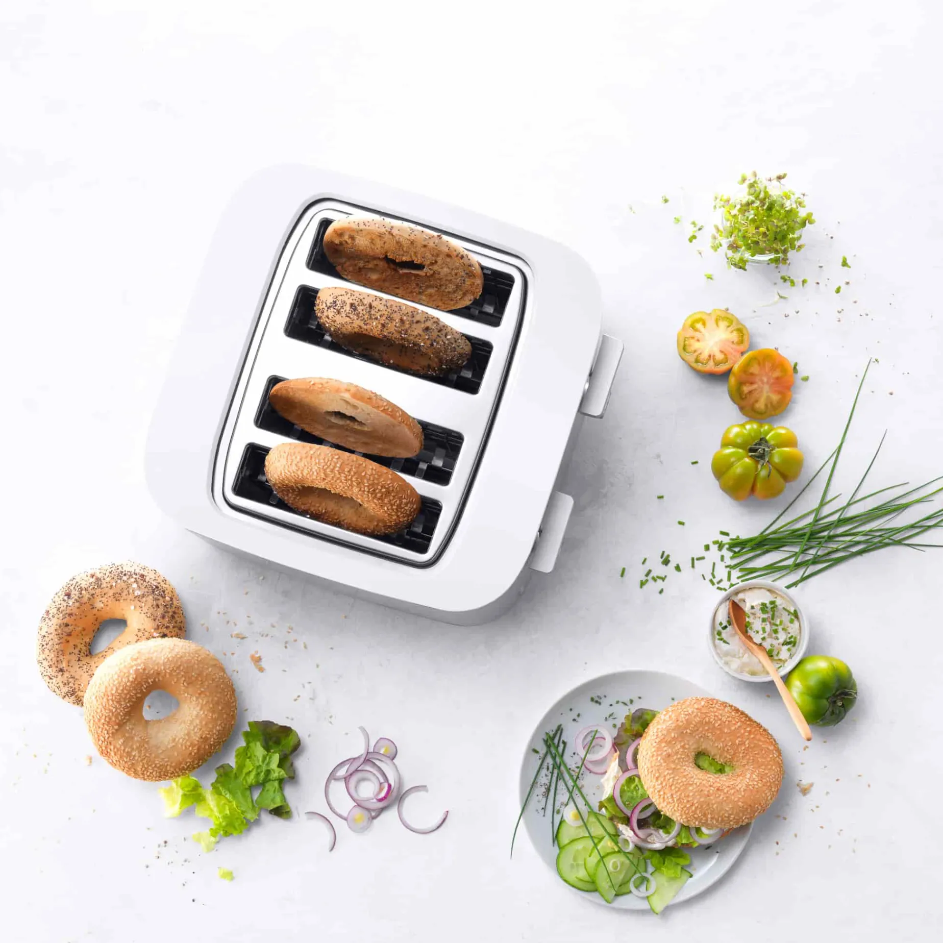 Zwilling Enfinigy Silver Toaster, 4 Slot